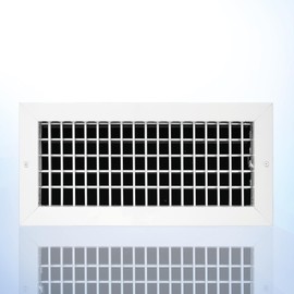 Premium Aluminum Wall Vent Cover - 14 x 6 Inch AC Grille with Adjustable Blades - Rustproof and Durable - Enhance Airflow Efficiency- [Front Grille Size: 15.6" x 7.6"][Duct Hole:14" x 6"]