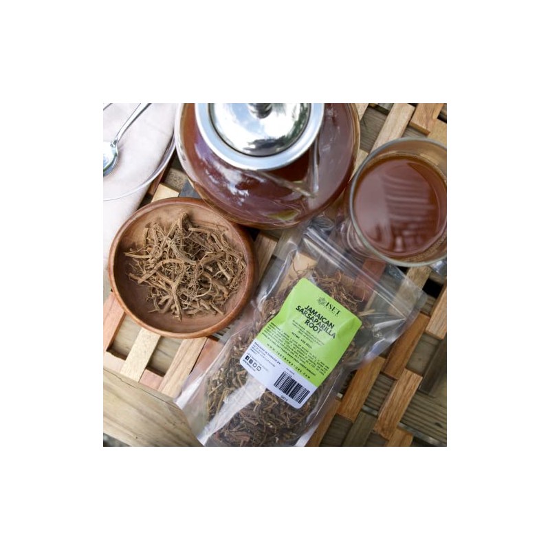 Jamaican Sarsaparilla Root, Wildcrafted Whole Roots, Cut and Sifted (4,