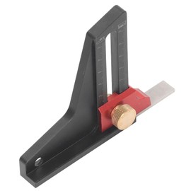 Altimeter, Depth Height Saw Gauge, Table Saw Depth, Aluminium Alloy, 0-50 mm Measuring Range Woodworking Measurement, Saw Table, Altimeter, Depth Measuring Ruler
