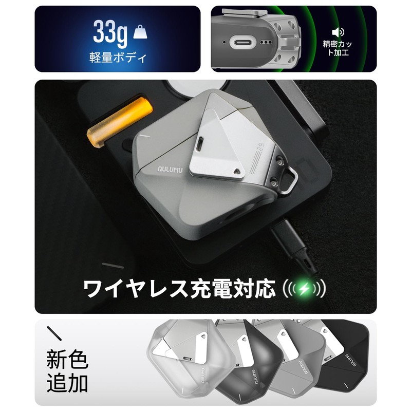 AULUMU A29 AirPods 4 Case, Geometric Design Zinc Alloy Lock