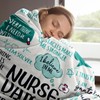 Craftique Nurse Gifts for Women Men- Soft Nurse Blanket with