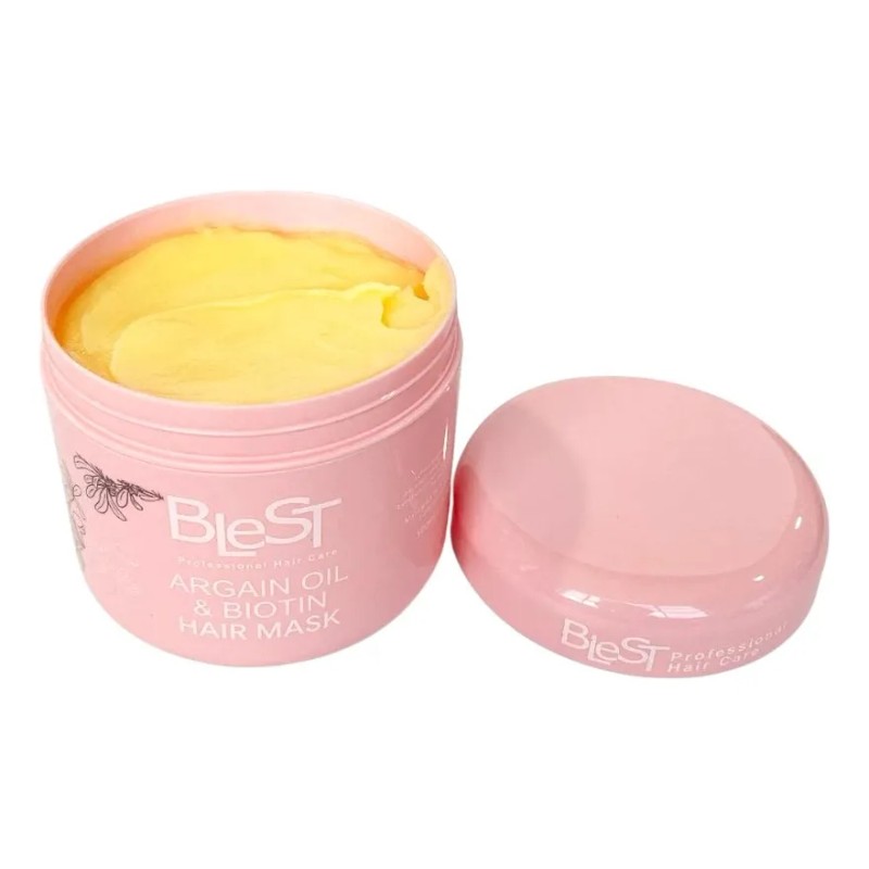 Mascarilla Capilar De Aceite De Argán Y Biotina Blest 500ml