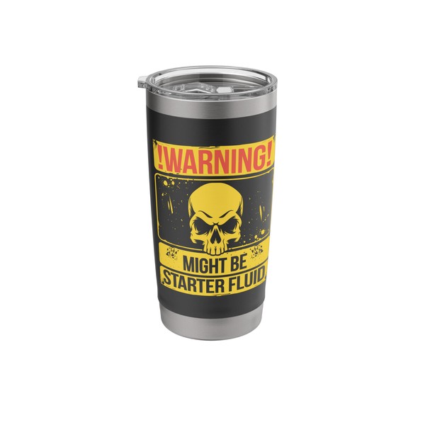 Car Mechanics, Might Be Starter Fluid Label, Funny Mechanic Stainless