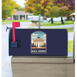 Berlin Germany Design A Souvenir Magnetic Mailbox Cover
