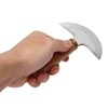 Round Leather Knife DIY High Carbon Steel Leather Cutting Tools