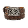 ARIAT Kid's Fillagree Belt, Brown, 28