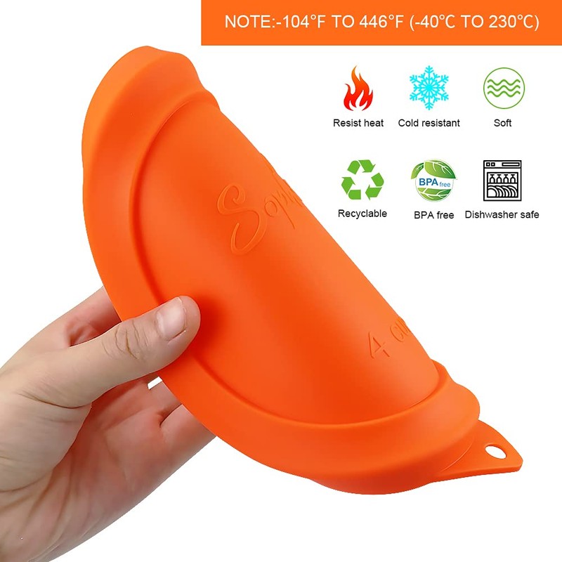 Sophico Round Silicone Storage Cover Lids Replacement for Anchor Hocking