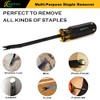 Staple Remover,Heavy Duty Upholstery Staple Remover,Construction Staple Puller Tack Lifter