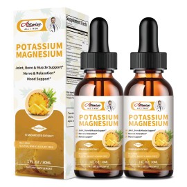 Alliwies Potassium Magnesium for Sleep,Calm&Leg Cramps-Potasio Magnesio para Sueño y Calm