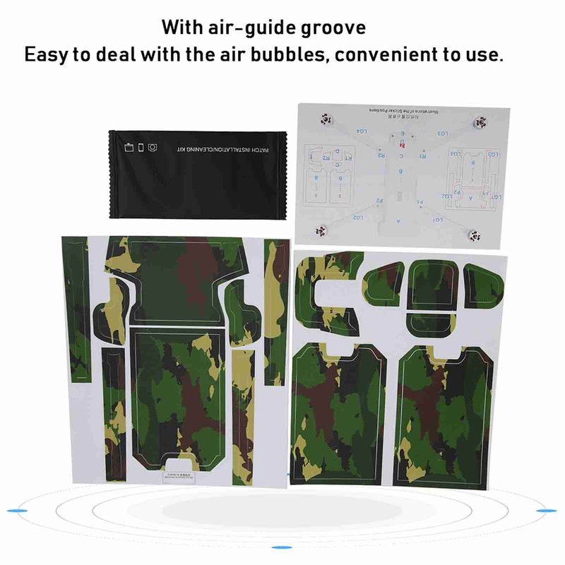 RC Drone Accessories Waterproof Removable PVC Sticker Protector for XIAOMI