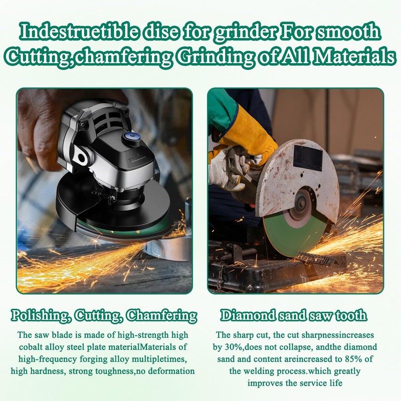 4 Inch Angle Grinder Discs,Indestructible Disk for Grinder, Composite Multifunctional