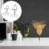 KCGANI Megalodon Shark Tooth Acrylic Base Bracket for 3.5 x