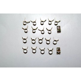 Unbranded  5MM 6MM Spring Clip Vacuum Fuel Oil Hose Line Band Clamp Motorcycle atv 20PC