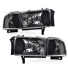 PIT66 LED Headlights,Compatible with 1994-2002 Dodge Ram 1500 2500 3500