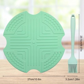 Air Fryer Trivets Silicone for Ninja Crispi,Protection for Countertop-Green