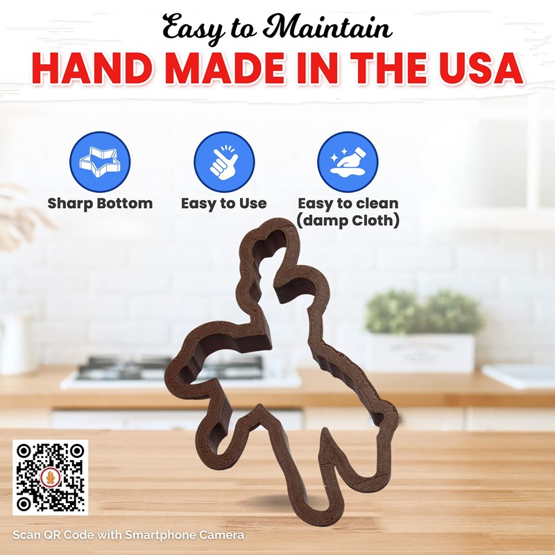 Bucking Bronco Cookie Cutter 4.25 Inch - Hand Made in