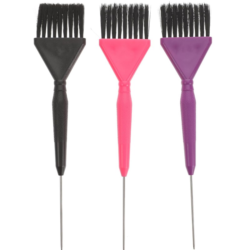 PartyKindom Hair Coloring Dye Brush Set 3pcs Hair Dye Tools