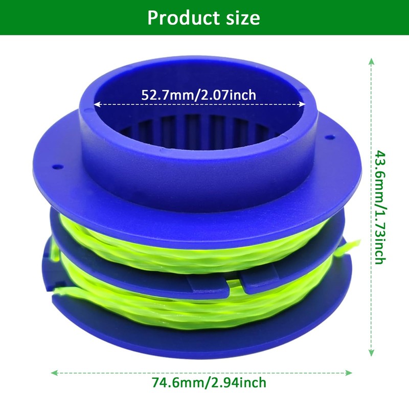 VinneMOO KLS124-03 Dual-line Spool Compatible with Kobalt 24-Volt KST 2024A-03