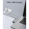 USB C Hub for MacBook, USB-C Hub 7-in-2, for Thunderbolt