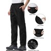 iCreek Men's Rain Pants Waterproof Over Pants Windproof Lightweight Hiking