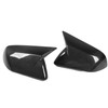 1 Pair Carbon Fiber Mirror Covers Ox Horn Style Car