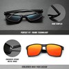 Ninesun Polarized Sunglasses for Men TR90 Frame Lightweight Sun Glasses