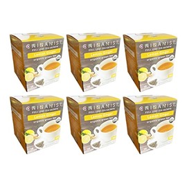 China Mist Organic Green Tea, Lemon Ginger (15 tea satchets) (6 boxes)