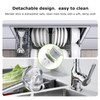 Bonsenkitchen Hand Blender, Immersion Blender with 2 Mixing Speed, 2-In-1