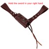 Medieval Leather Sword Frog Universal Rapier Broadsword and Cutlass (Right