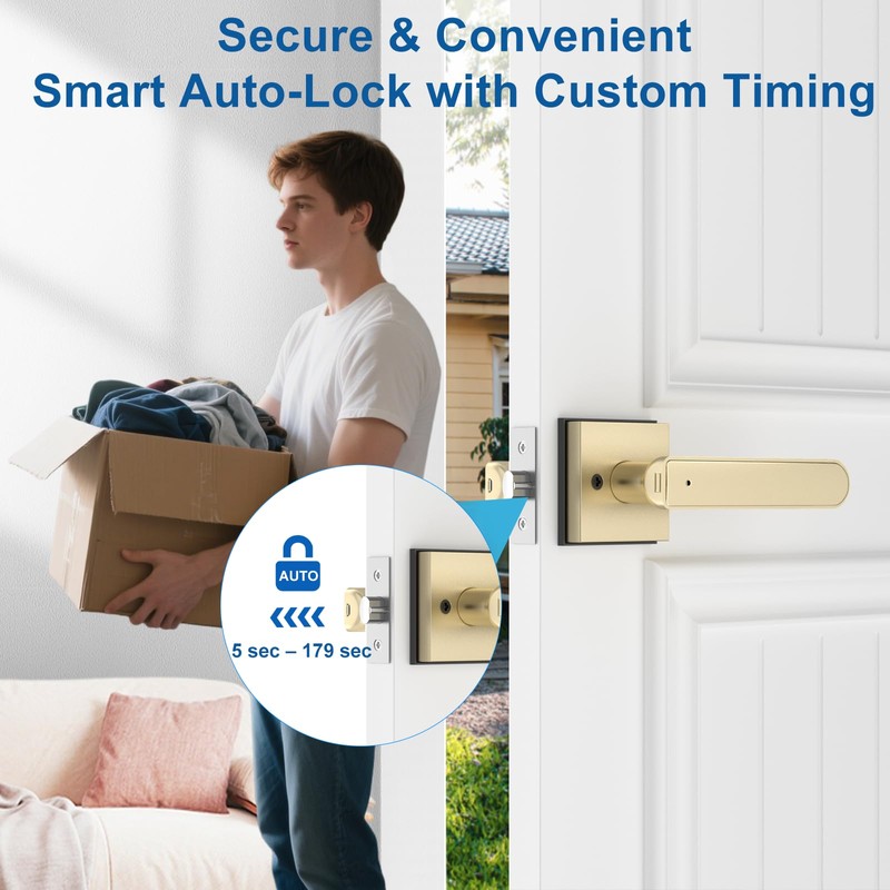 Fingerprint Door Lock & Biometric Door Knob with App –