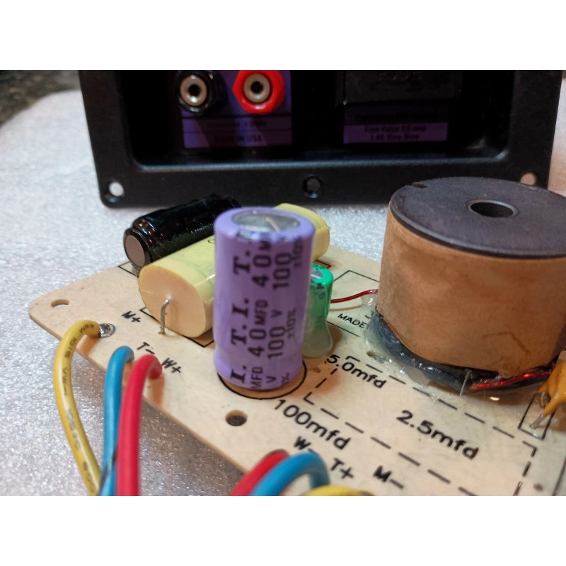 Cerwin-Vega Cerwin Vega VS-120 Crossover Restoration Re Cap Kit 40mf