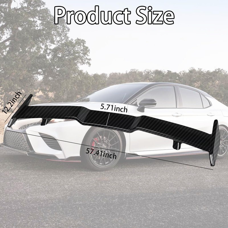 Rear Spoiler Compatible with Toyota Camry 8th Gen SE XSE