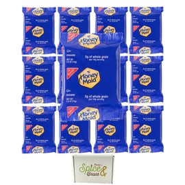 Honey Maid Graham Crackers, Portion Packaged in Twin Packs (40/2packs, 80 crackers total), by Dasher's Spice & Beans