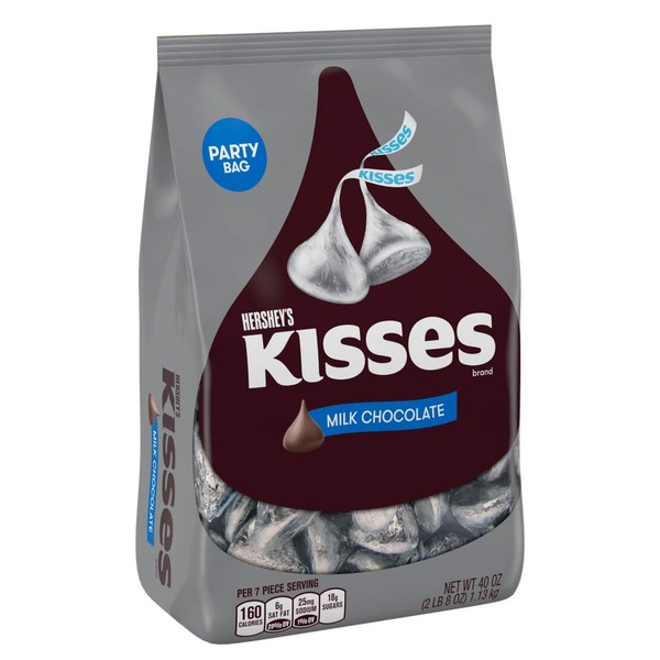HERSHEY'S Kisses Chocolate Candy, 40 Ounce Bulk Candy