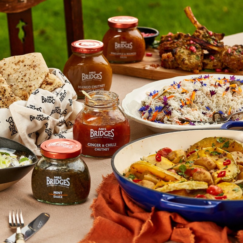 Mrs Bridges Mango Chutney with Lime & Ginger, Made in