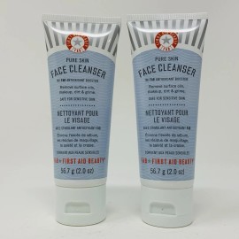 First Aid Beauty 2x FAB First Aid Beauty PURE SKIN Face Cleanser Sensitive Skin 2oz Each Sealed