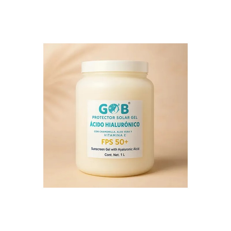 Protector Solar Ácido Hialurónico Gel Ozonizado 50 1 Lt Sunscreen