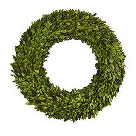 Nearly Natural 24in. Preserved Boxwood Wreath