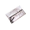 Travel Size Tissue Holder with Newsprint Pattern Fabric