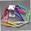 Healvian 60pcs Eyebrow Tweezers Ergonomic Makeup Tool for Precision Shaping