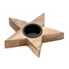 Tea Light Holder Stars Set of 3 15 x 15