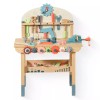 KIDS TOYLAND Wooden Power Tool Workbench for Kids, Building Tools