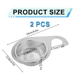 lasuroa 2 Cestas de Colador de Acero Inoxidable con Forma Cisne para Fregadero, Cesta Drenaje Colgante Multifuncional Herramientas Cocina Drenaje Rápido se Cuelga del Grifo para Frutas y Verduras