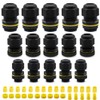 15 HUYU Waterproof IP68 Connectors M20 M25 PG9 for 4-14mm