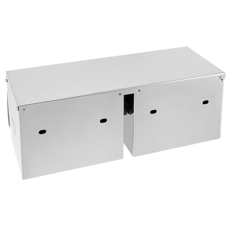 QWORK Double Roll Toilet Paper Holder Dispenser with Shelf Storage,