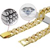 Chain Dog Collar, Bling Diamond Cuban Link Dog Collars Glitter