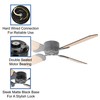 RecPro RV 12V Ceiling Fan | 4-Blade | 4-Speed |