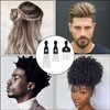 Pack of 3 Afro Hair Comb, Metal Curling Comb, Various