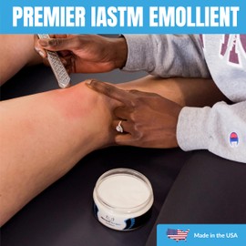 HawkGrips 8oz Massage Emollient, Unscented, Emollient for IASTM and Massage, Soft Tissue Mobilization & Lubrication for Massage Therapy, Shea Butter, Oil Based, Vegan, Cream Alternative, Pack of 5