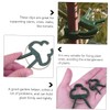 Totority 40pcs Plant Support Clips Flower Lever Loop Clips for